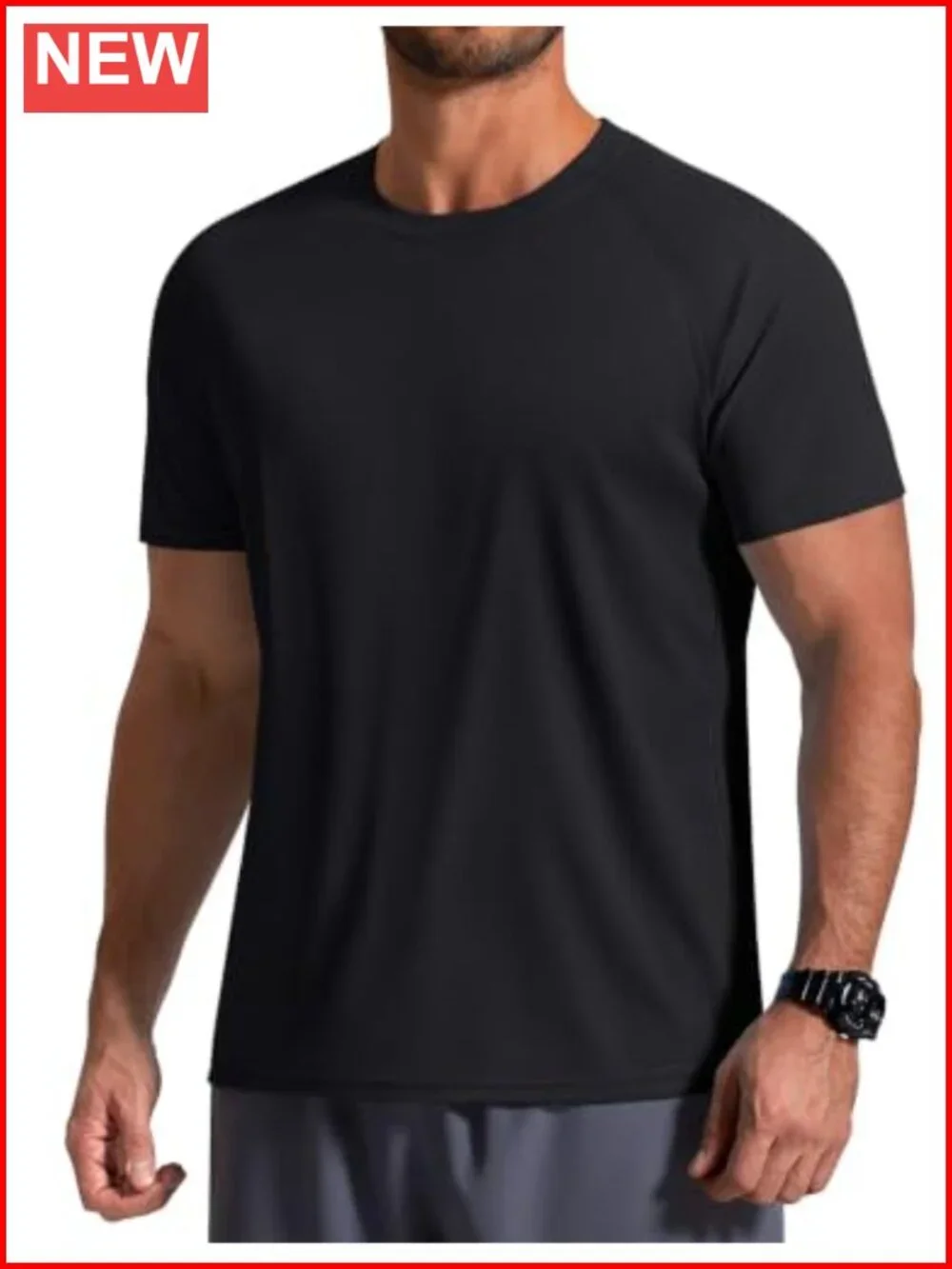 UPF 50+ Rash Guard Shirt Short Sleeve Quick Dry Stretch Beach Swim T-Shirt